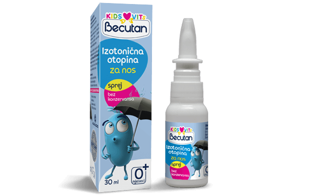 Becutan KIDS VITS izotonična otopina za nos